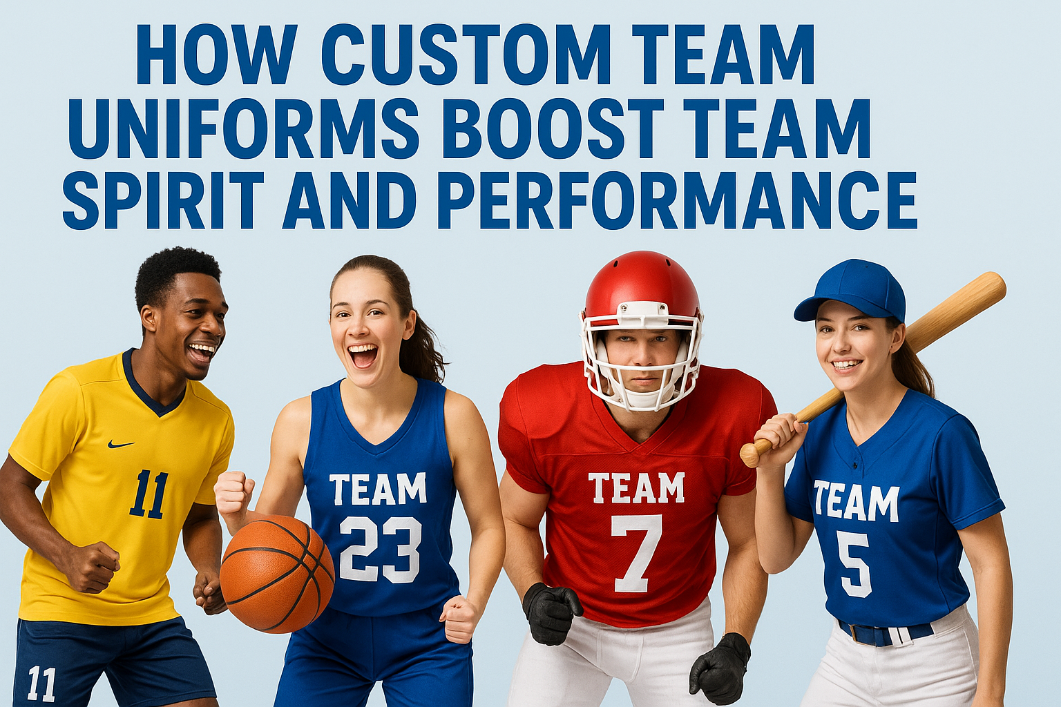 How Custom Team Uniforms Boost Team Spirit and Performance