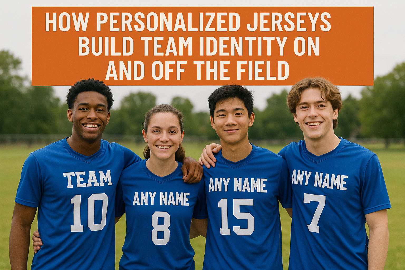 How Personalized Jerseys Build Team Identity On and Off the Field