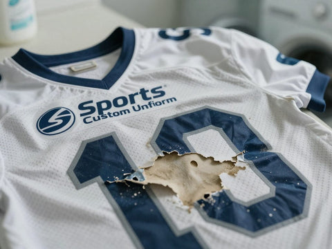 How to wash a football jersey without fading colors