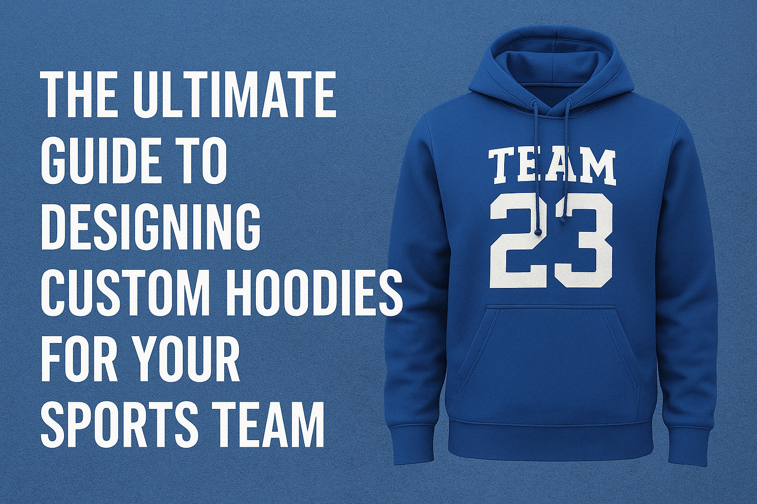 The Ultimate Guide to Designing Custom Hoodies for Your Sports Team