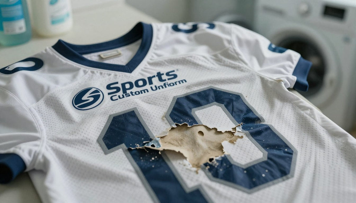 How to wash a football jersey without fading colors