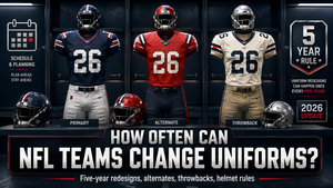 How Often Can NFL Teams Change Uniforms? A Complete Guide to League Rules