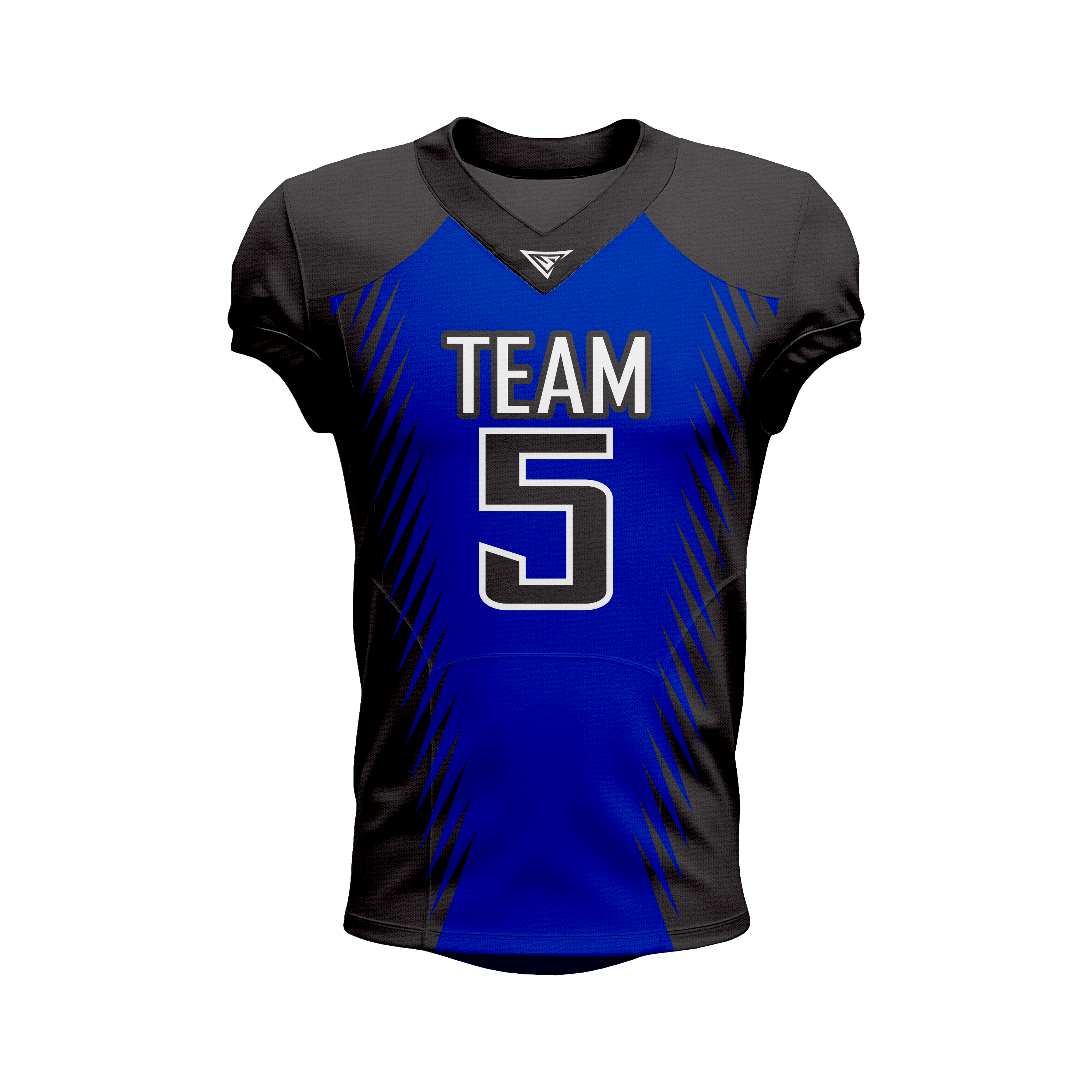 Custom Blue & Black American Football Jersey
