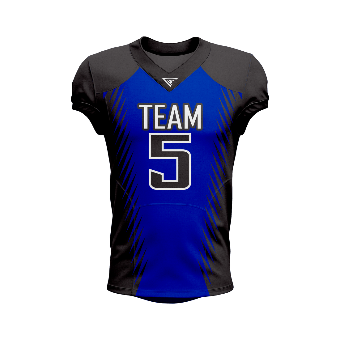 Custom Blue & Black American Football Jersey