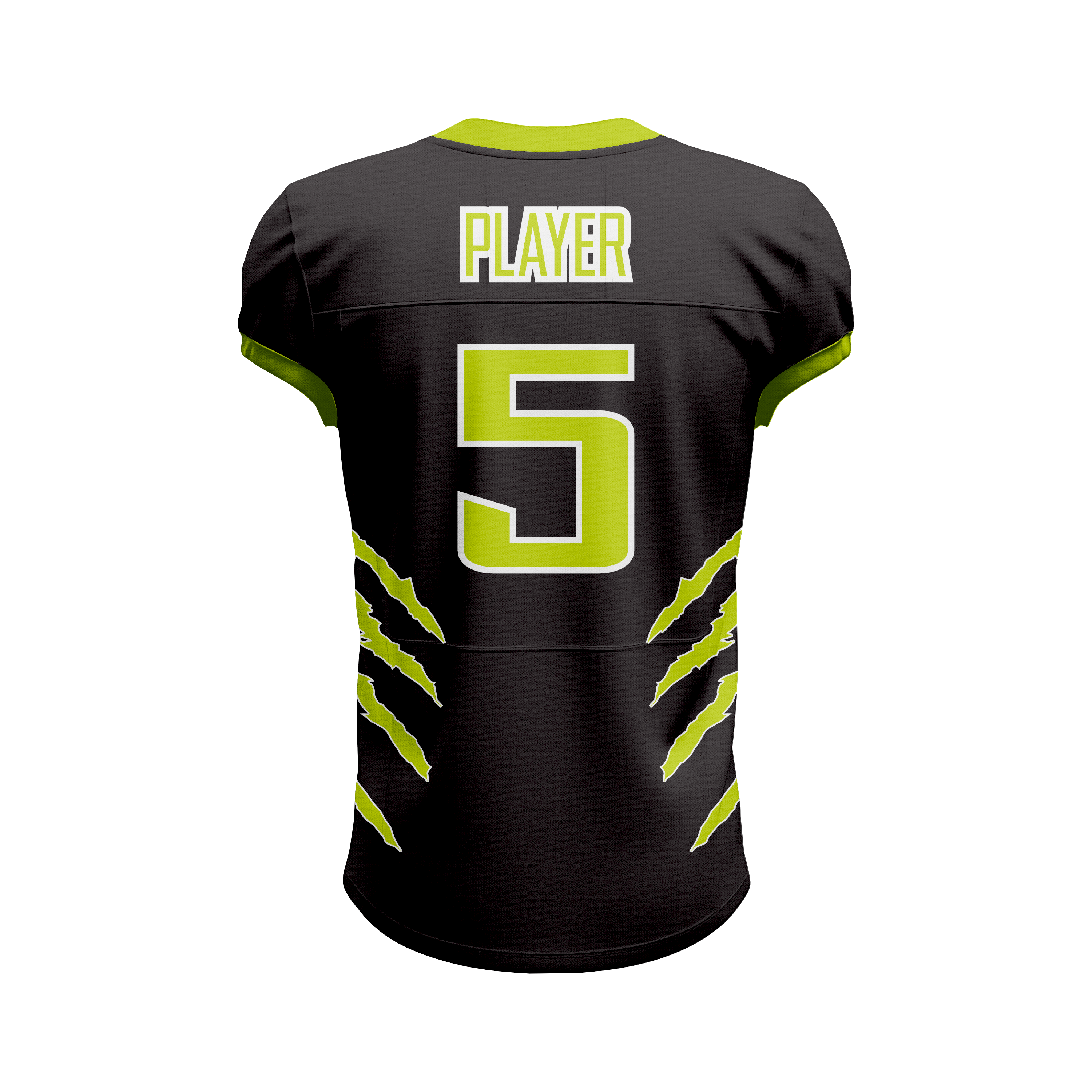 Custom Black & Green American Football Jersey