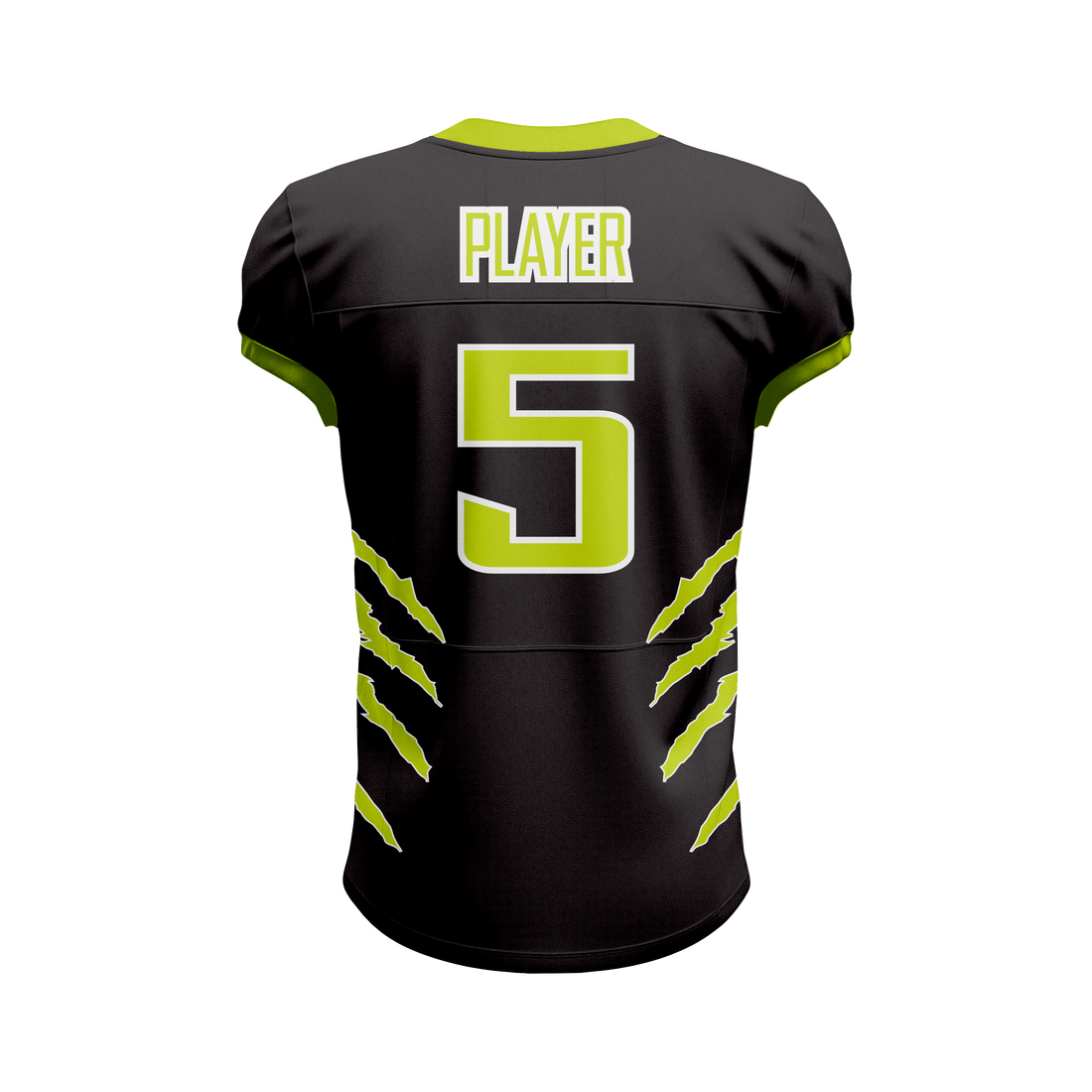 Custom Black & Green American Football Jersey