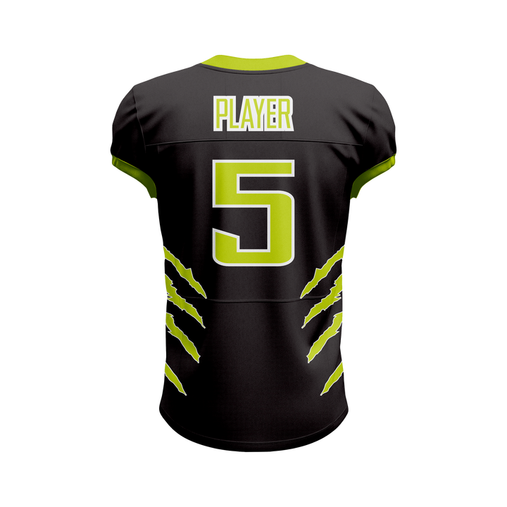 Custom Black & Green American Football Jersey
