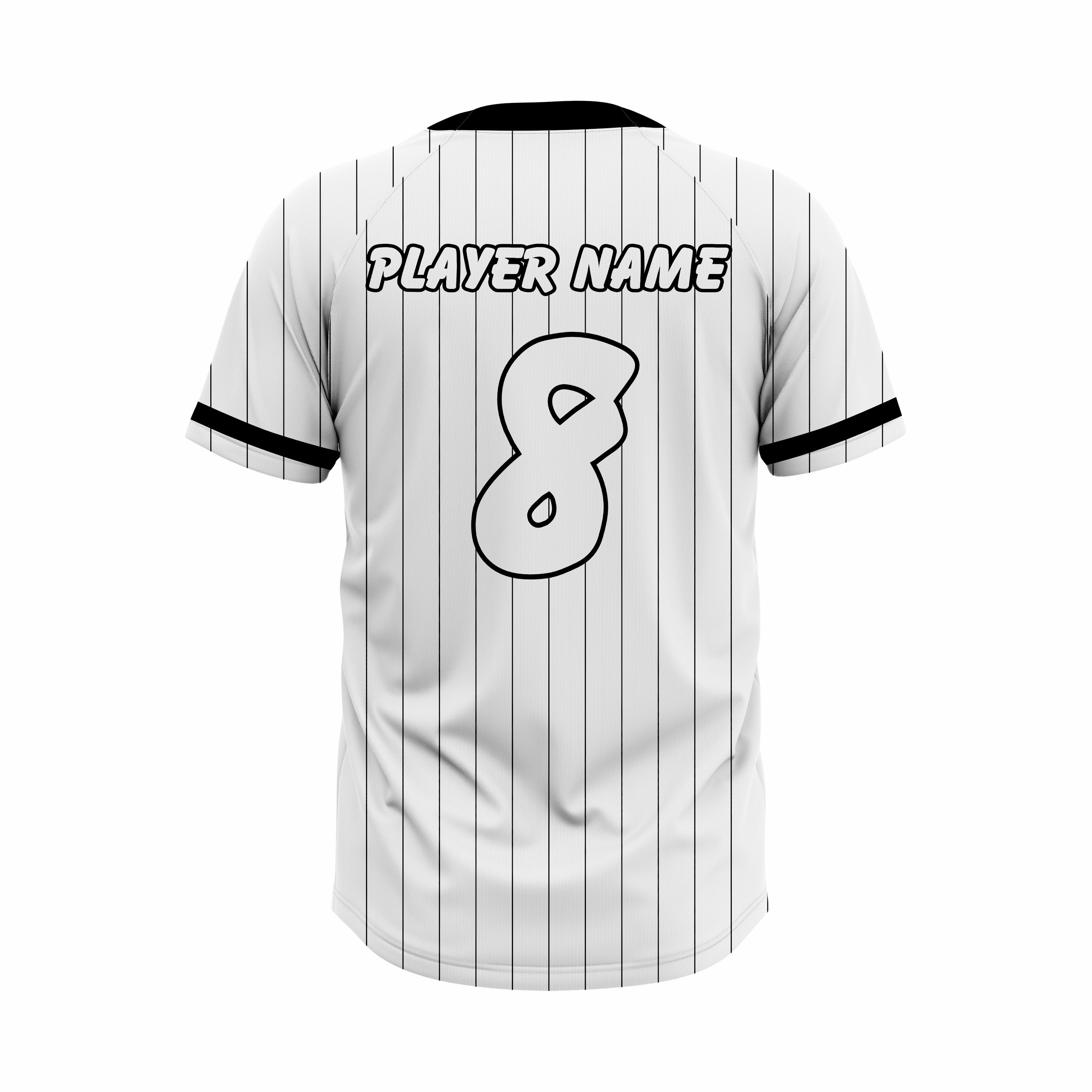 CUSTOM 2-BUTTON BASEBALL JERSEYS