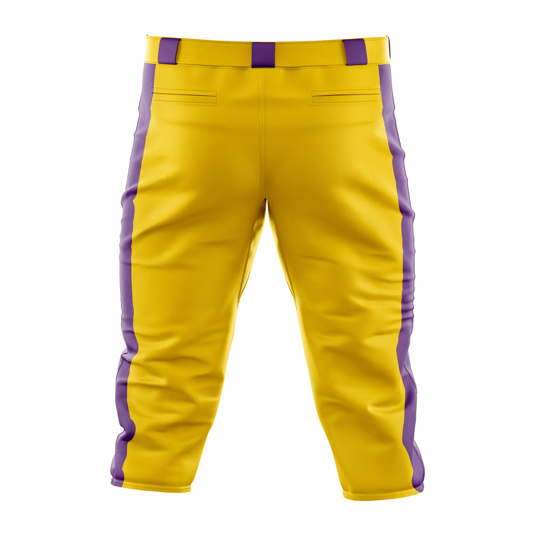 Custom Yellow & Blue softball Knicker Pant