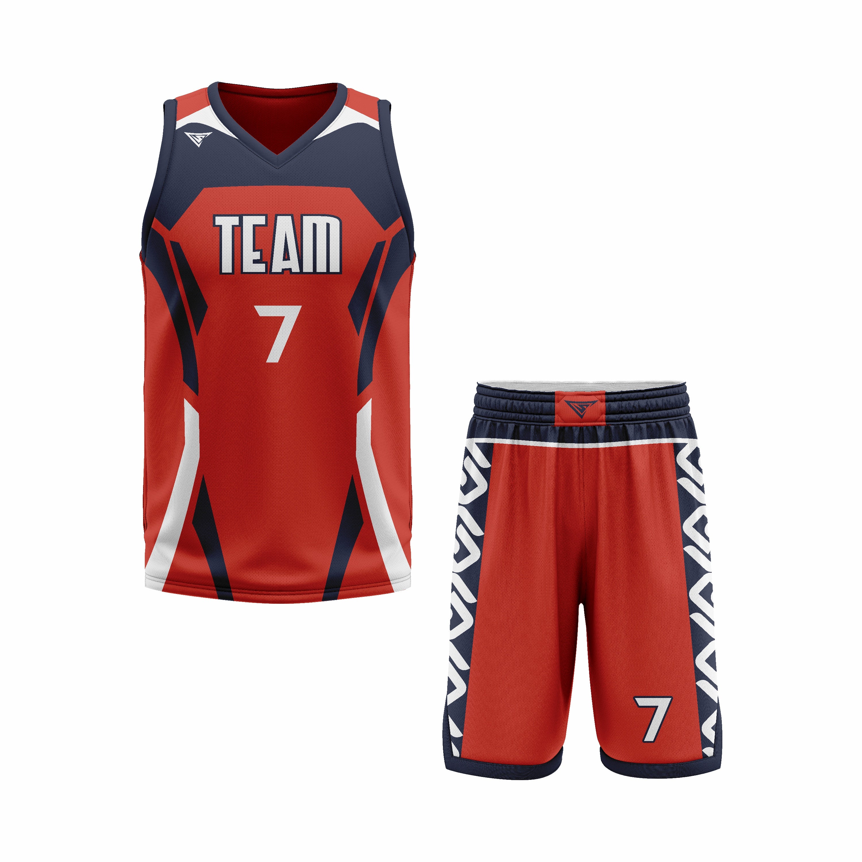 CUSTOM BLACK RED BASKETBALL UNIFORM