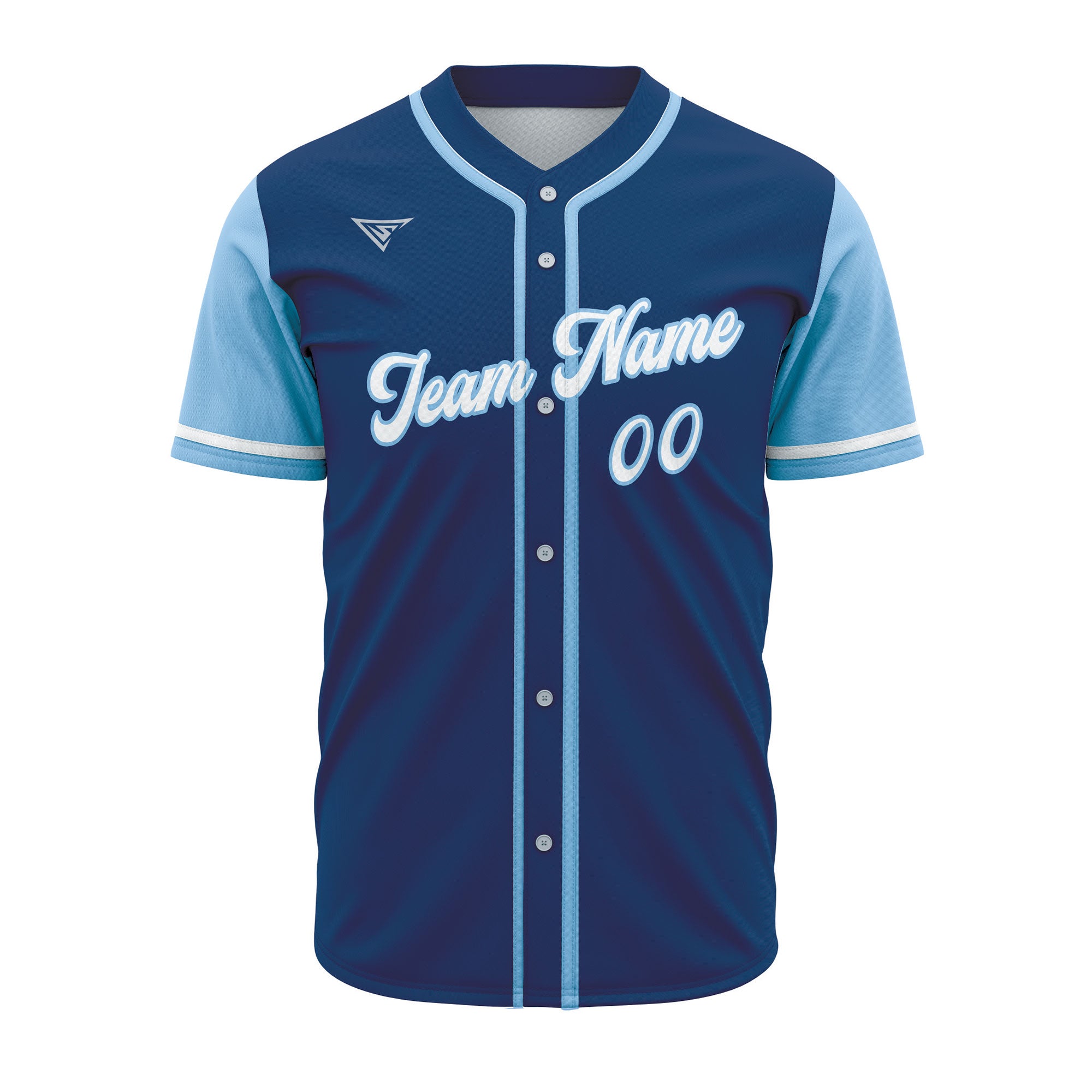 CUSTOM ROYAL BLUE BASEBALL JERSEY