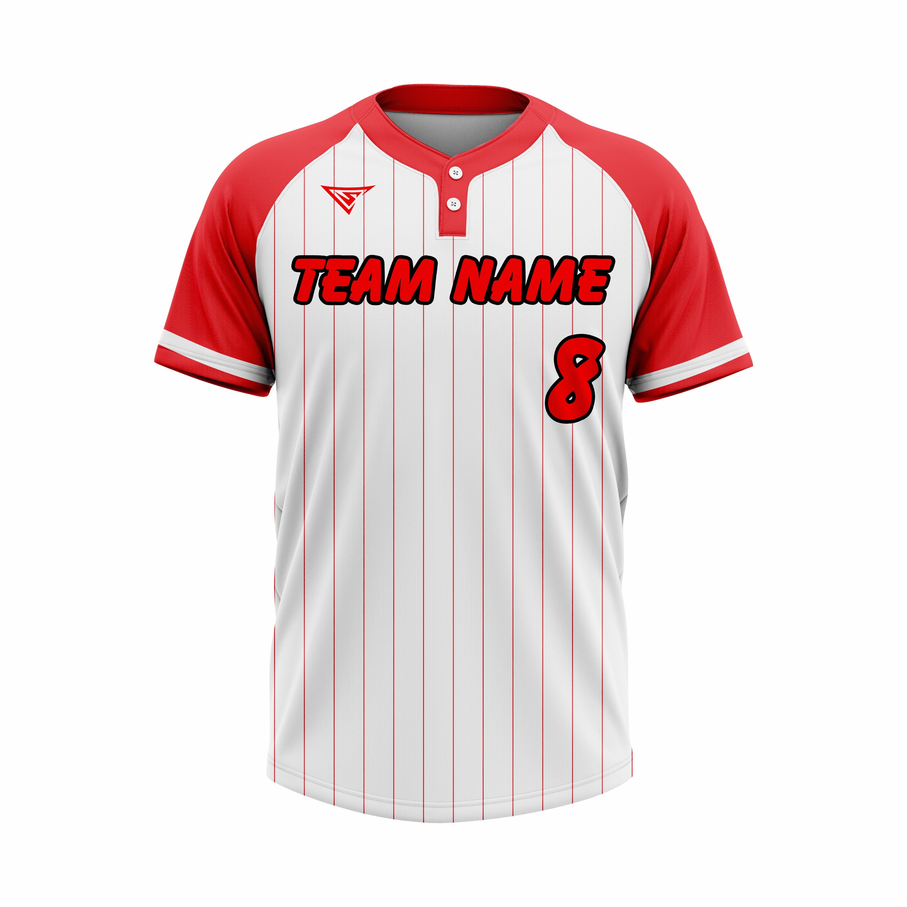 CUSTOM 2-BUTTON BASEBALL JERSEYS