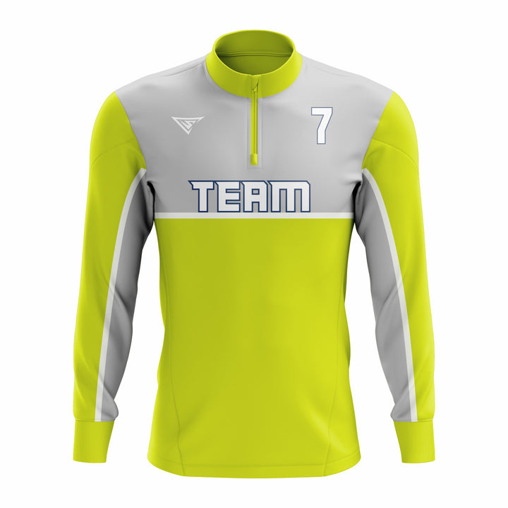 CUSTOM ¼ ZIP LONG SLEEVE CAGE JACKETS