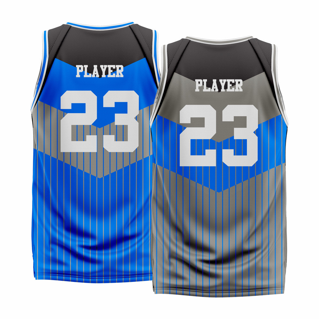 Custom Reversible V-Neck Basketball Jerseys