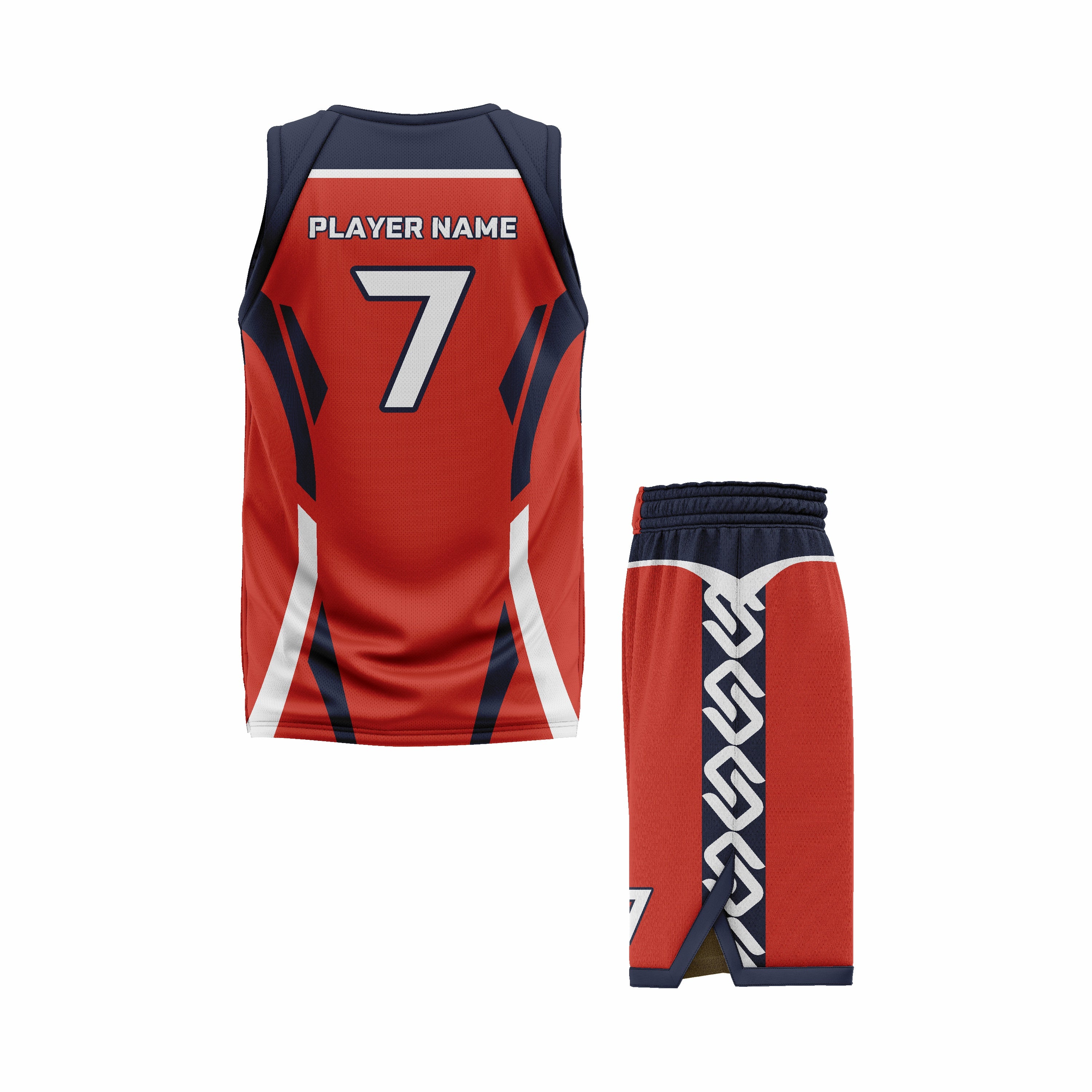CUSTOM BLACK RED BASKETBALL UNIFORM
