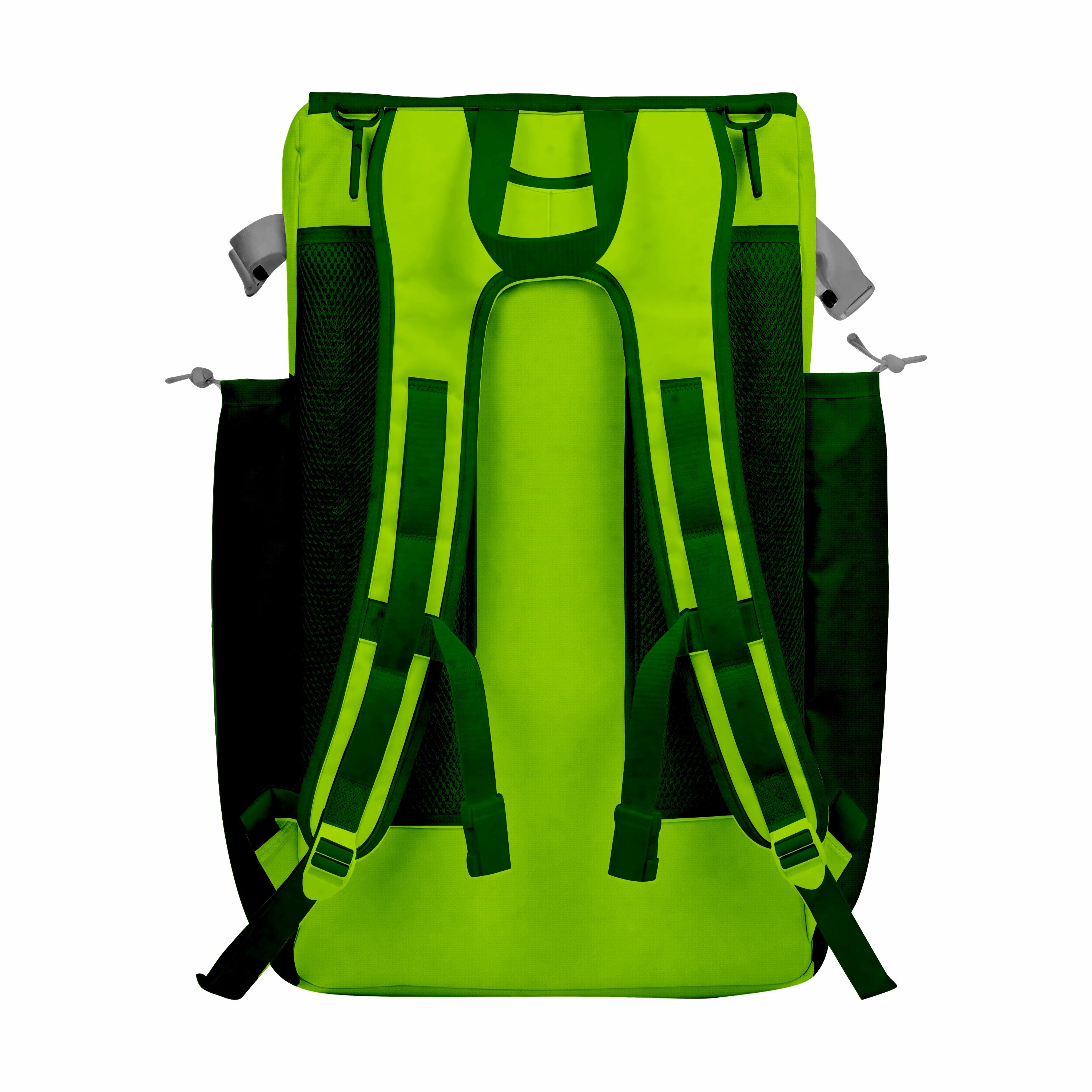 CUSTOM GREEN & BLACK ELITE BASEBALL/SOFTBALL BACKPACKS