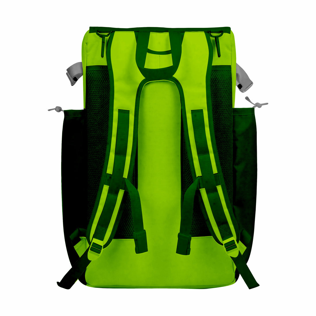 CUSTOM GREEN & BLACK ELITE BASEBALL/SOFTBALL BACKPACKS
