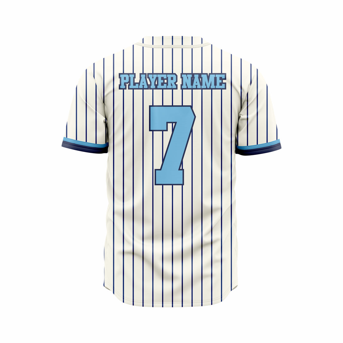 Custom Off White, Blue & Black Authentic Softball full Buttons Jersey