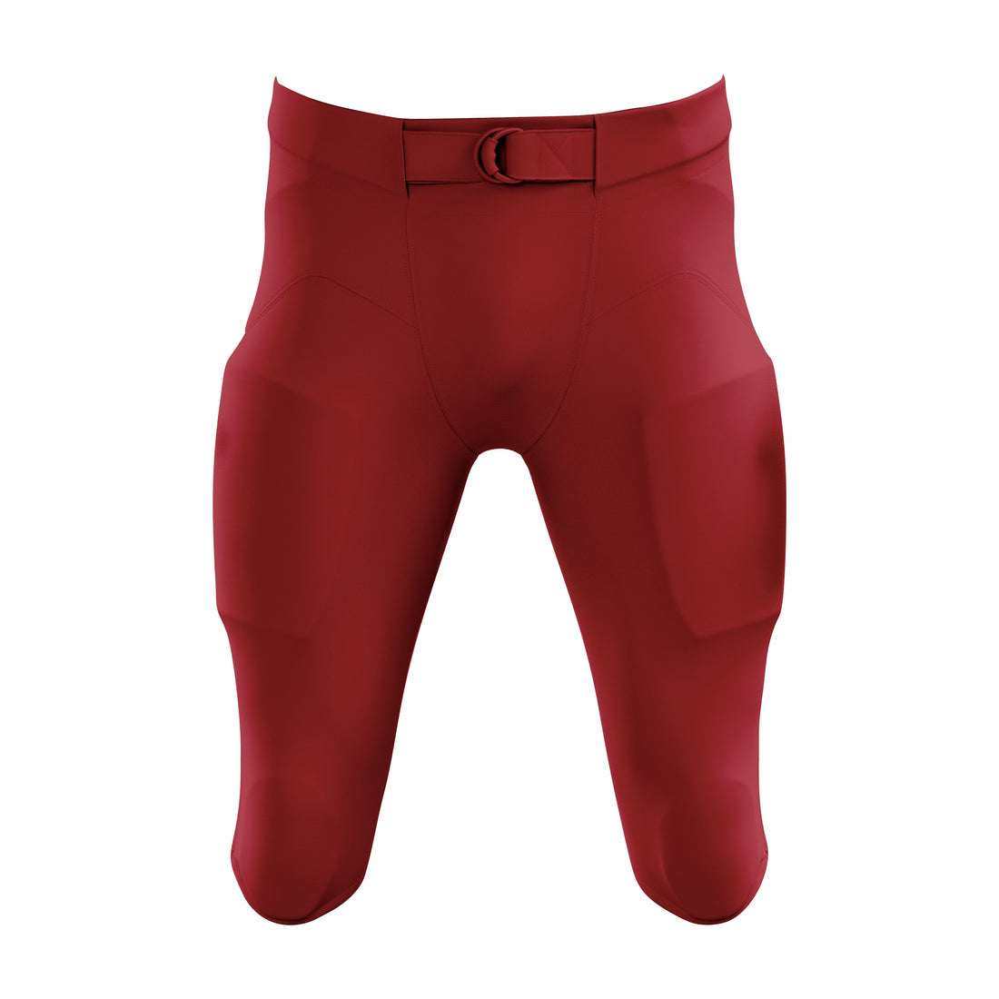 Custom maroon Authentic Integrated Football Pant (High Rise)