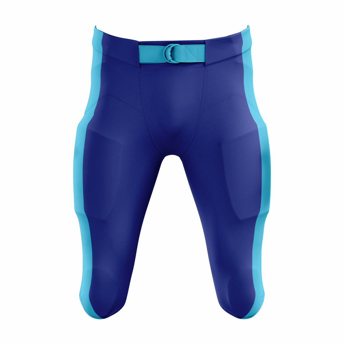 Custom Cyan & Blue American Football Pant