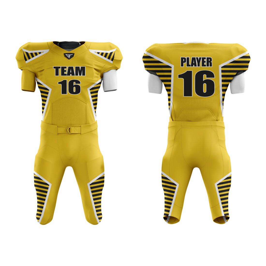 Custom Football Uniform (with Integrated Pads)