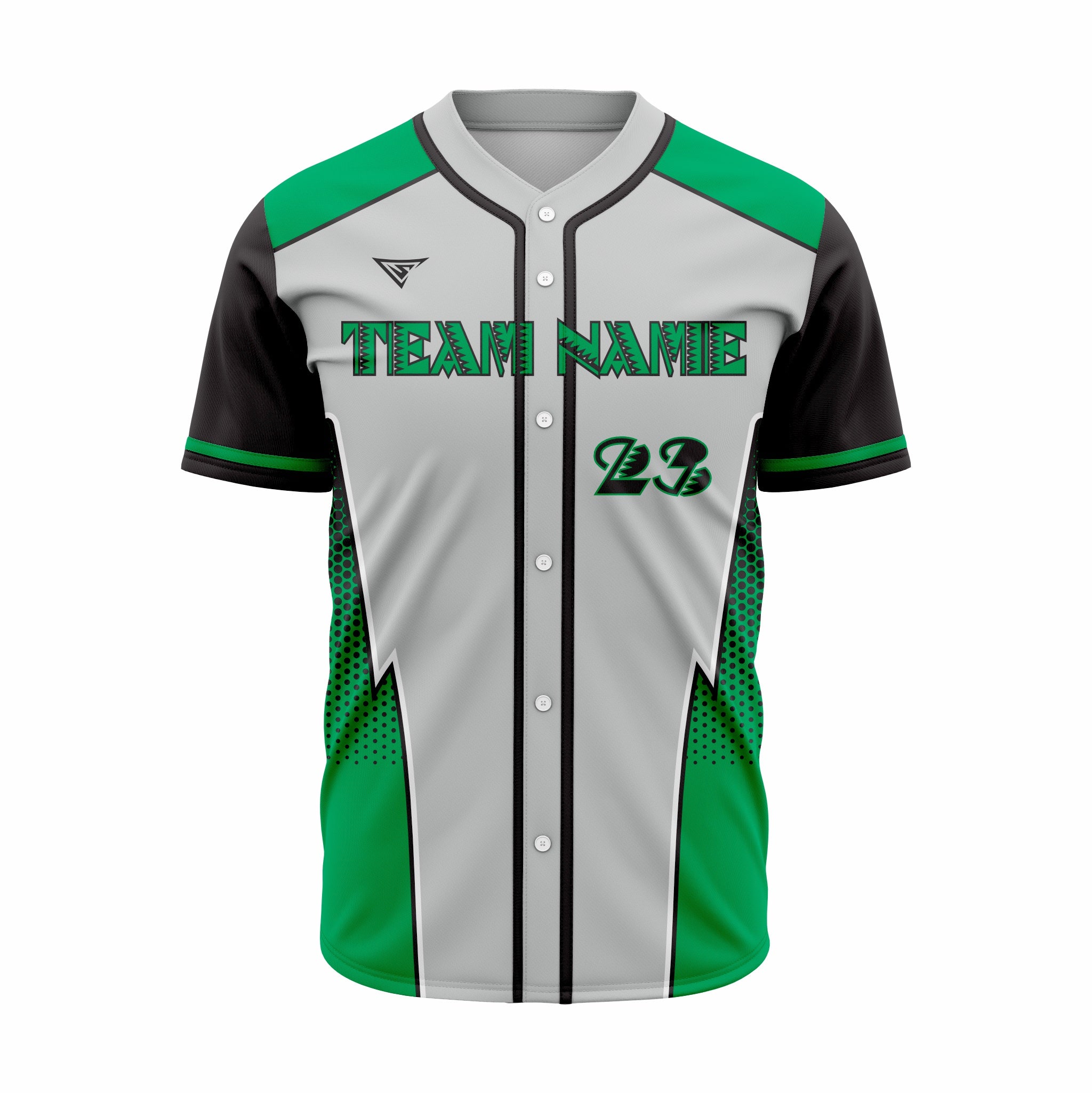 Custom Baseball full Buttons Jersey Sublimated
