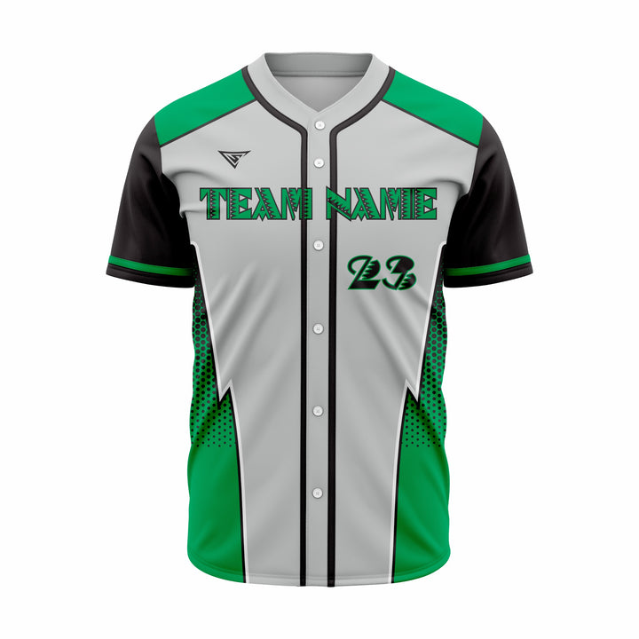 Custom Baseball full Buttons Jersey Sublimated
