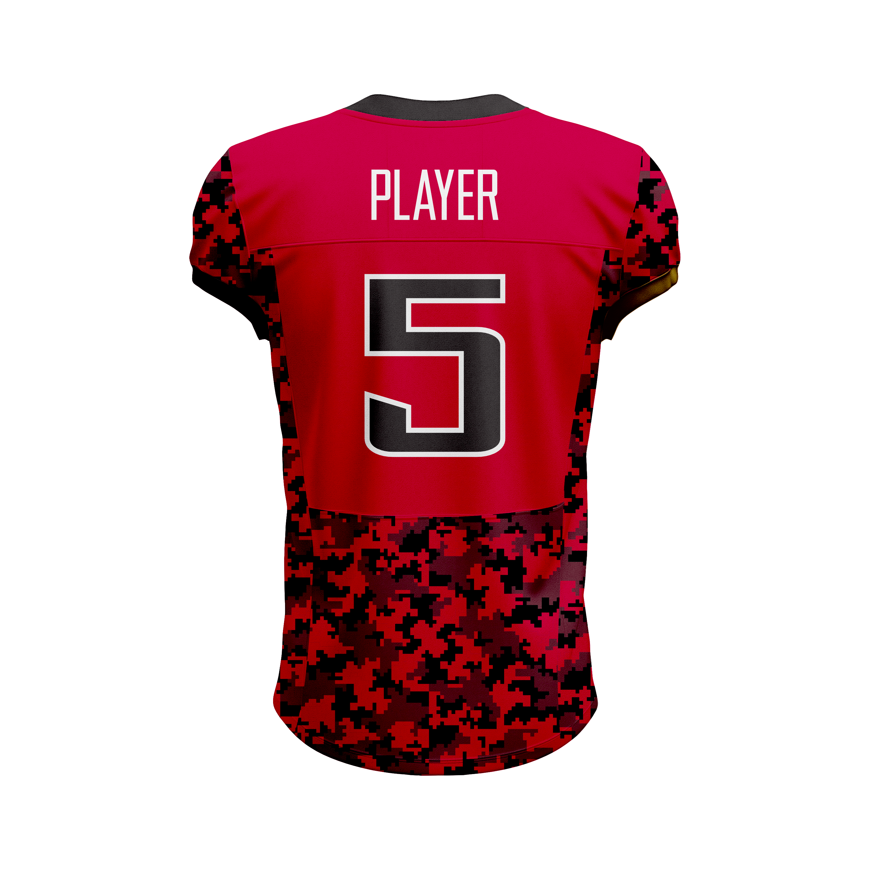 Custom Red & Black American Football Jersey