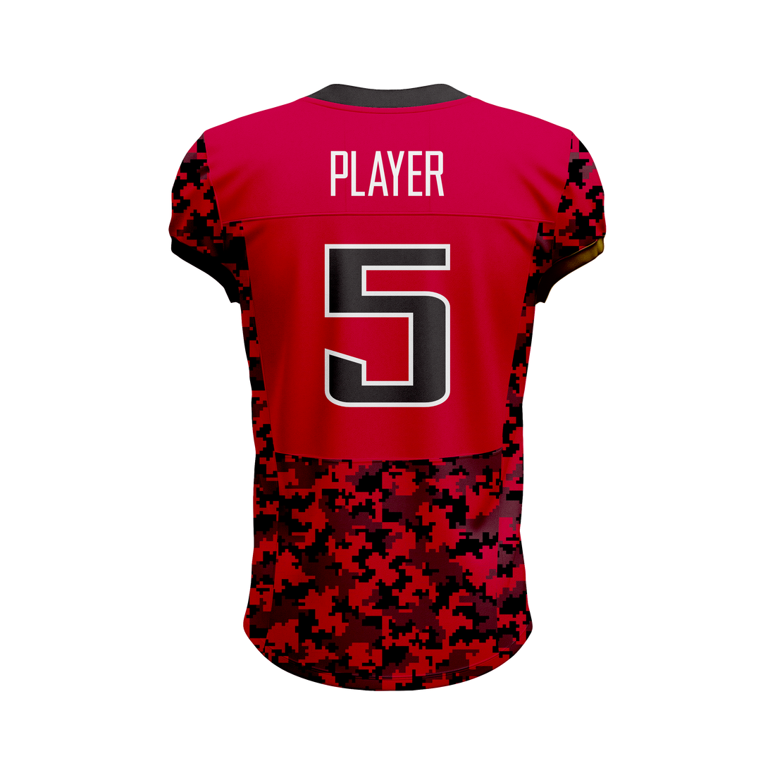 Custom Red & Black American Football Jersey