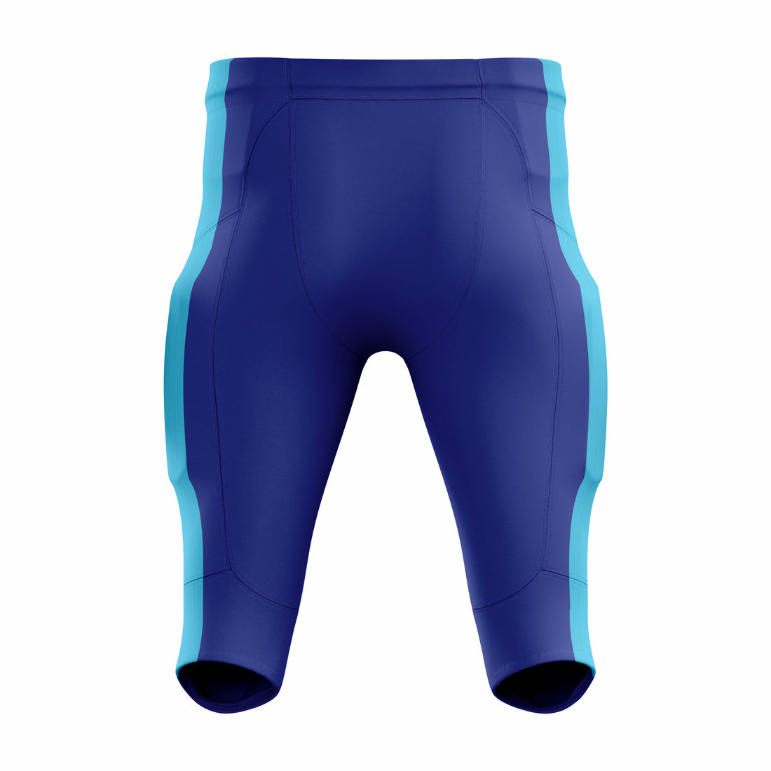 Custom Cyan & Blue American Football Pant