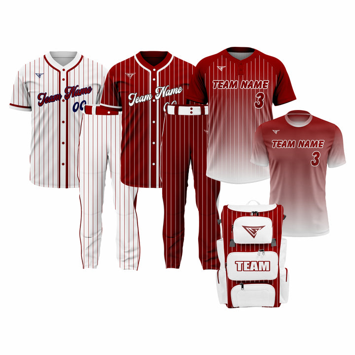 CUSTOM BASEBALL TEAM UNIFORM PACKAGE – DIAMOND PRO