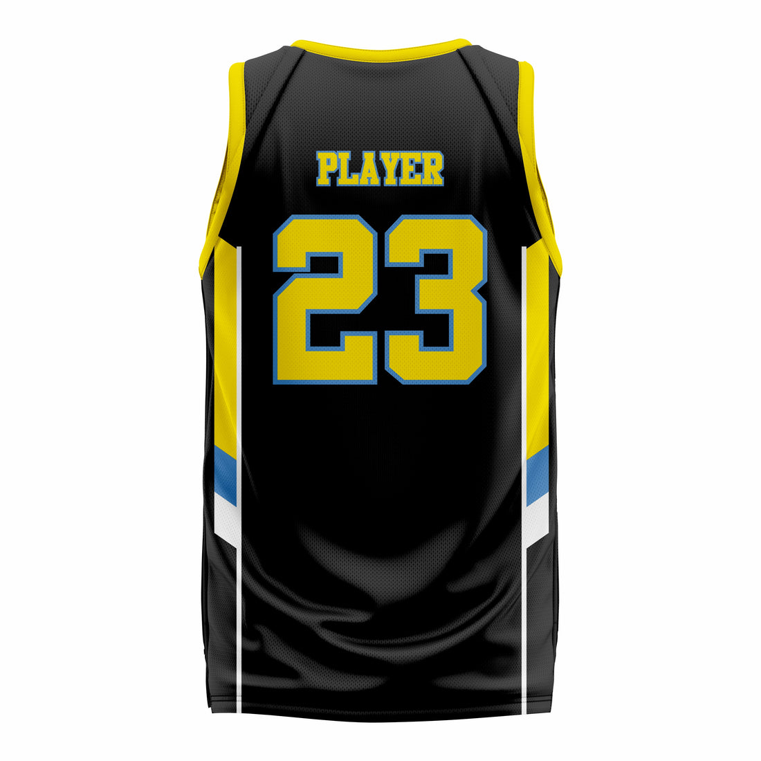 Custom Black Yellow Basketball Jersey | Sports Custom Uniform