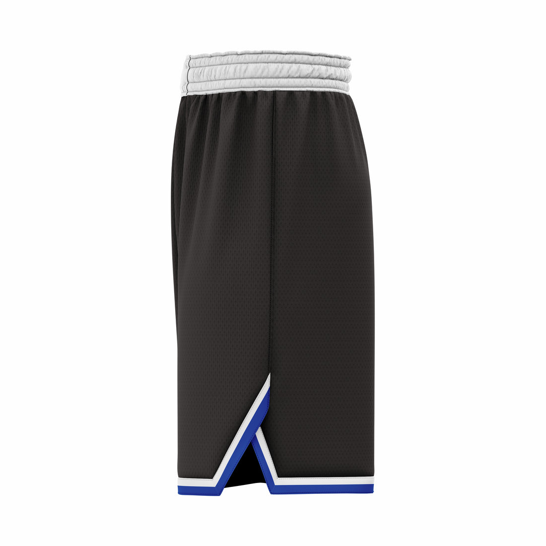 Custom Blue Black Authentic Basketball Shorts