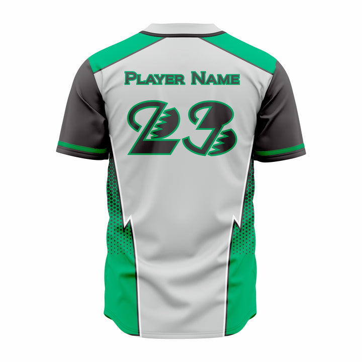 Custom Baseball full Buttons Jersey Sublimated