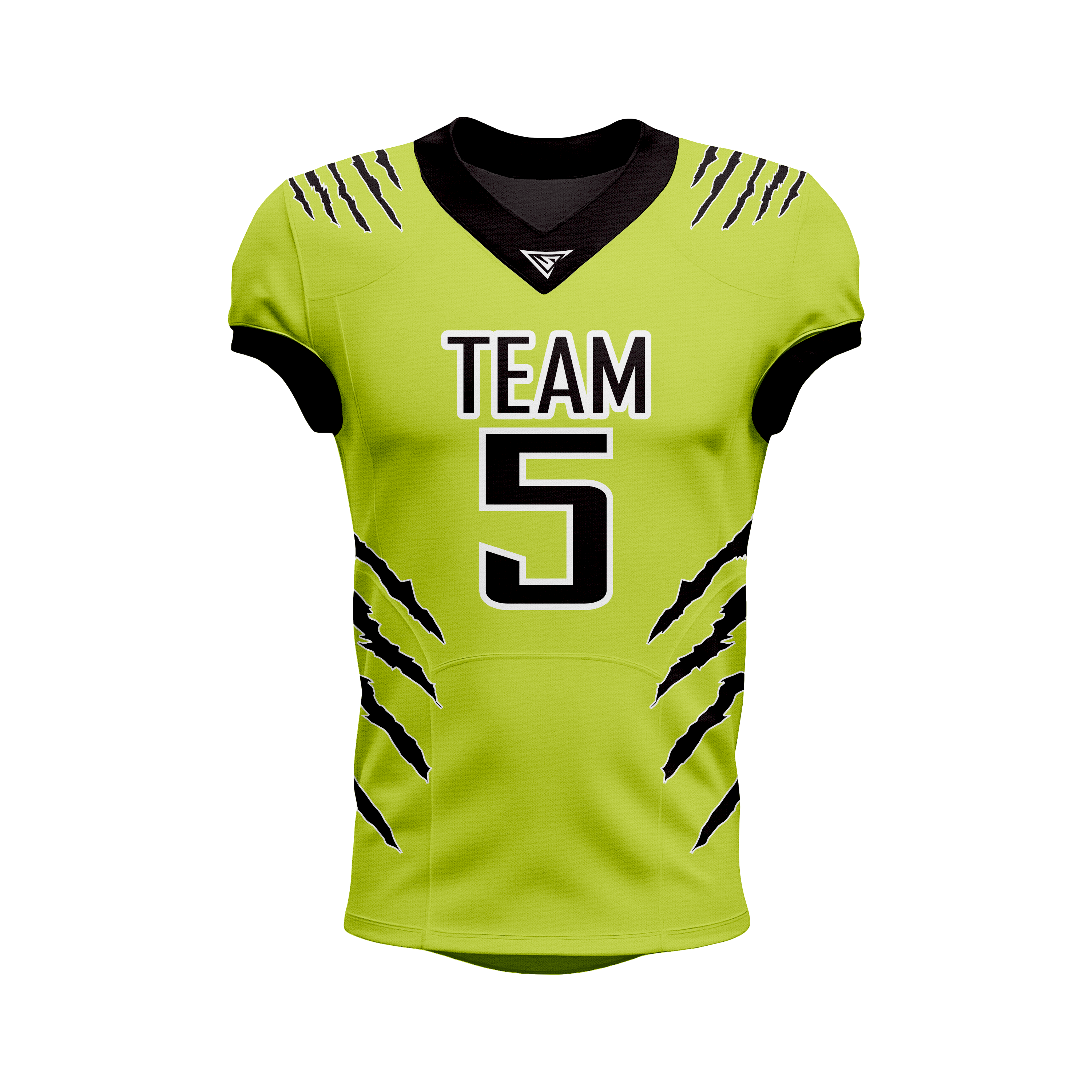 Custom Green & Black American Football Jersey