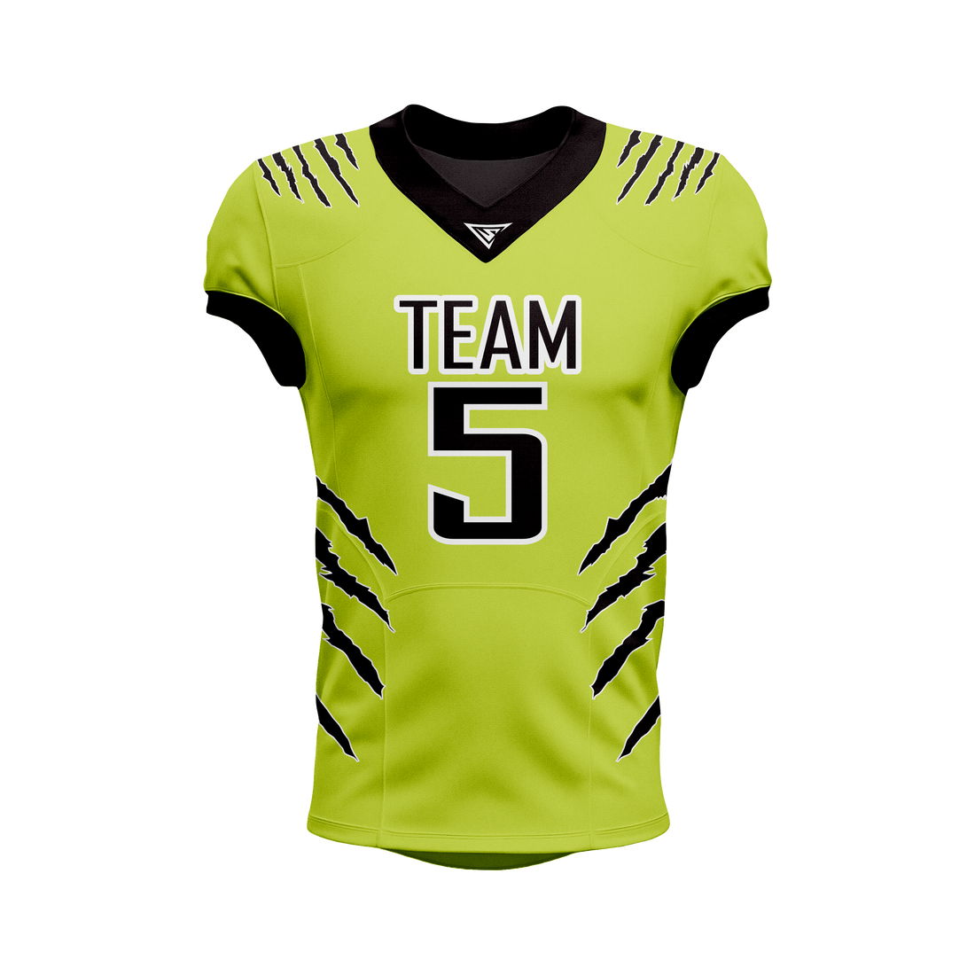 Custom Green & Black American Football Jersey
