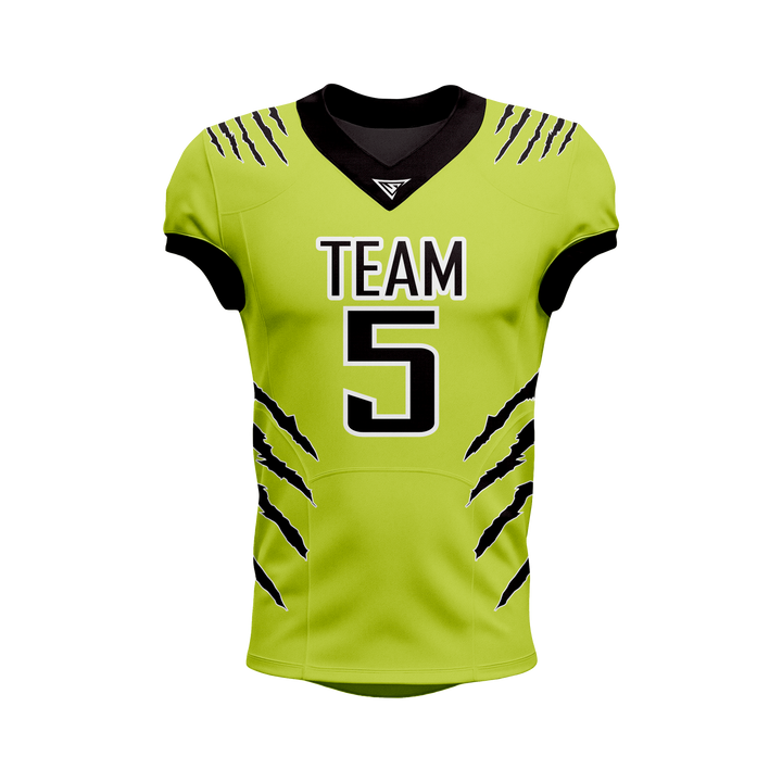 Custom Green & Black American Football Jersey