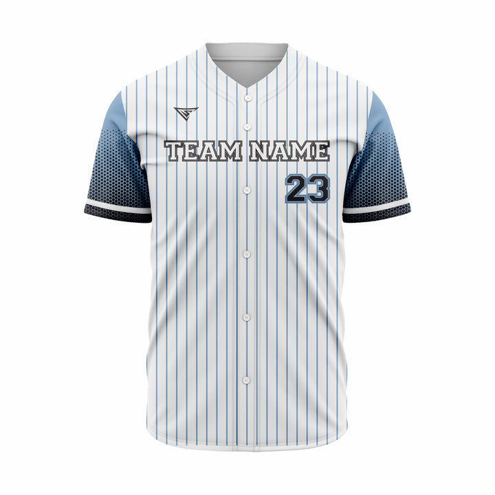 Custom Baseball full Buttons Jersey Sublimated