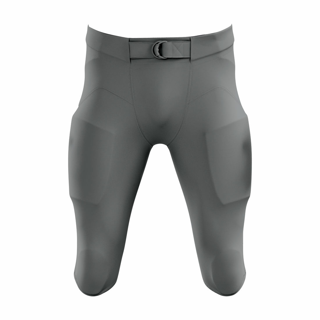 Custom Gray Authentic Integrated Football Pant (High Rise)