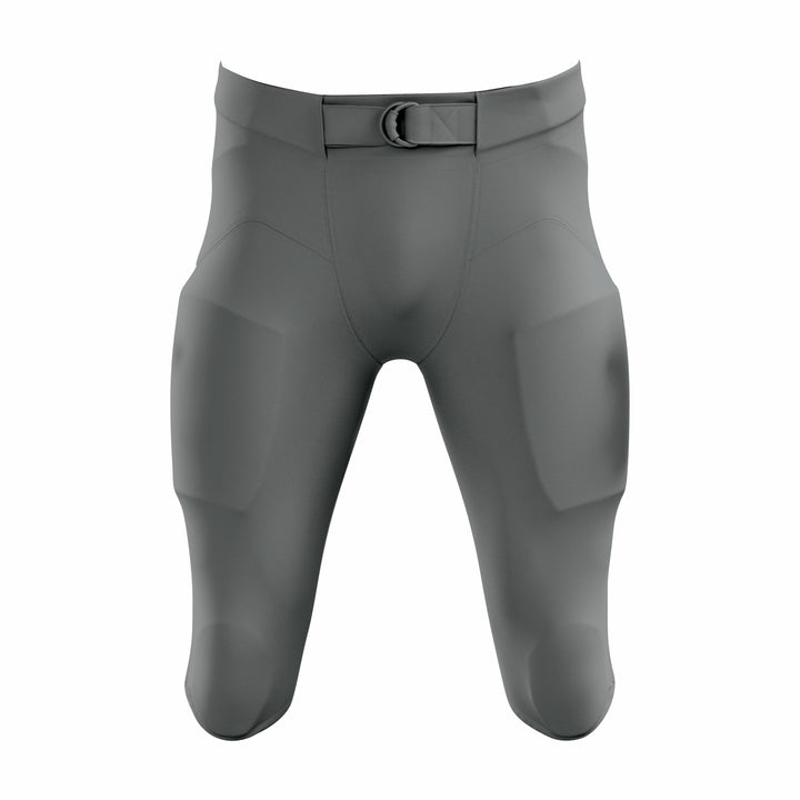 Custom Gray Authentic Integrated Football Pant (High Rise)