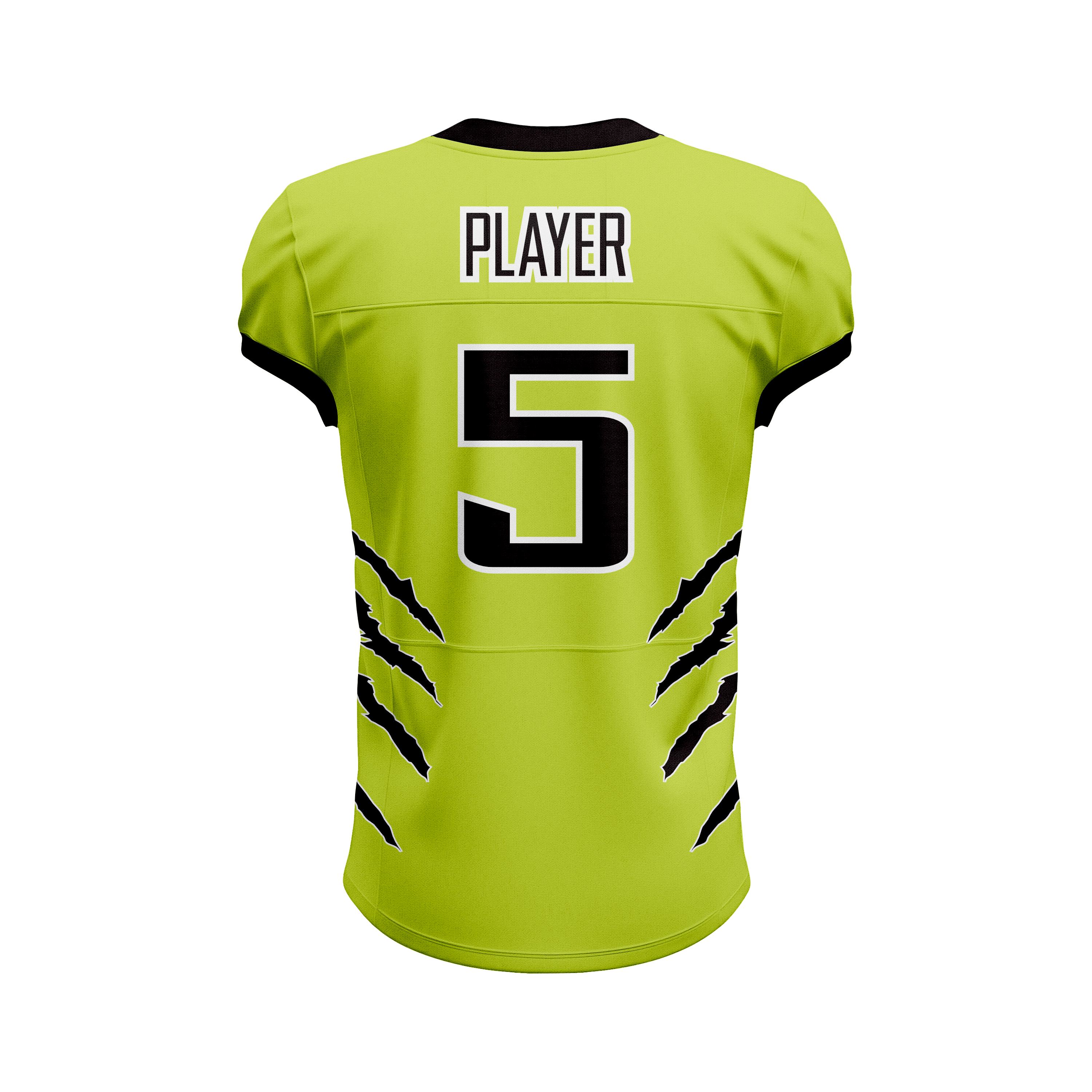Custom Green & Black American Football Jersey