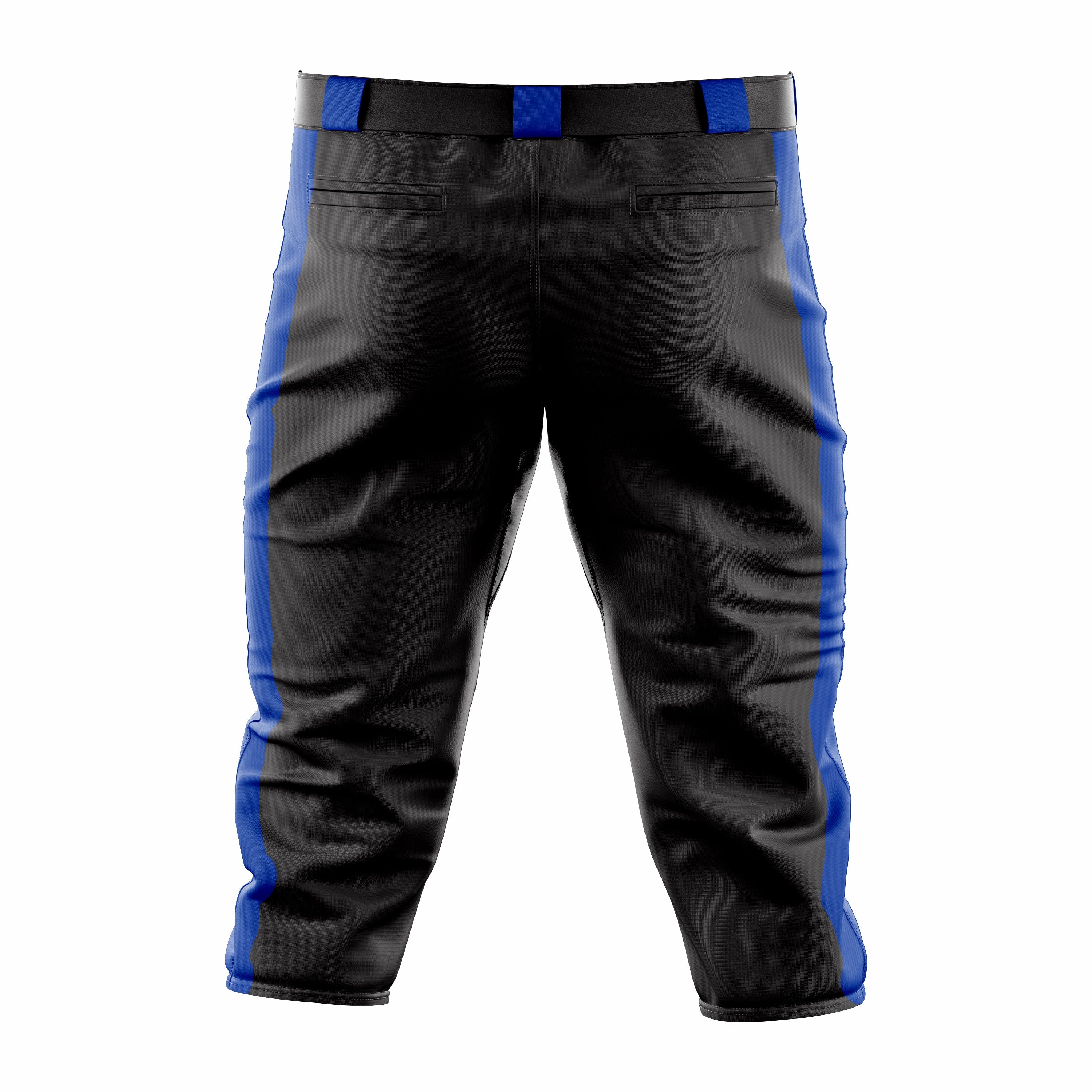 Custom Black & Blue Baseball Knicker Pant