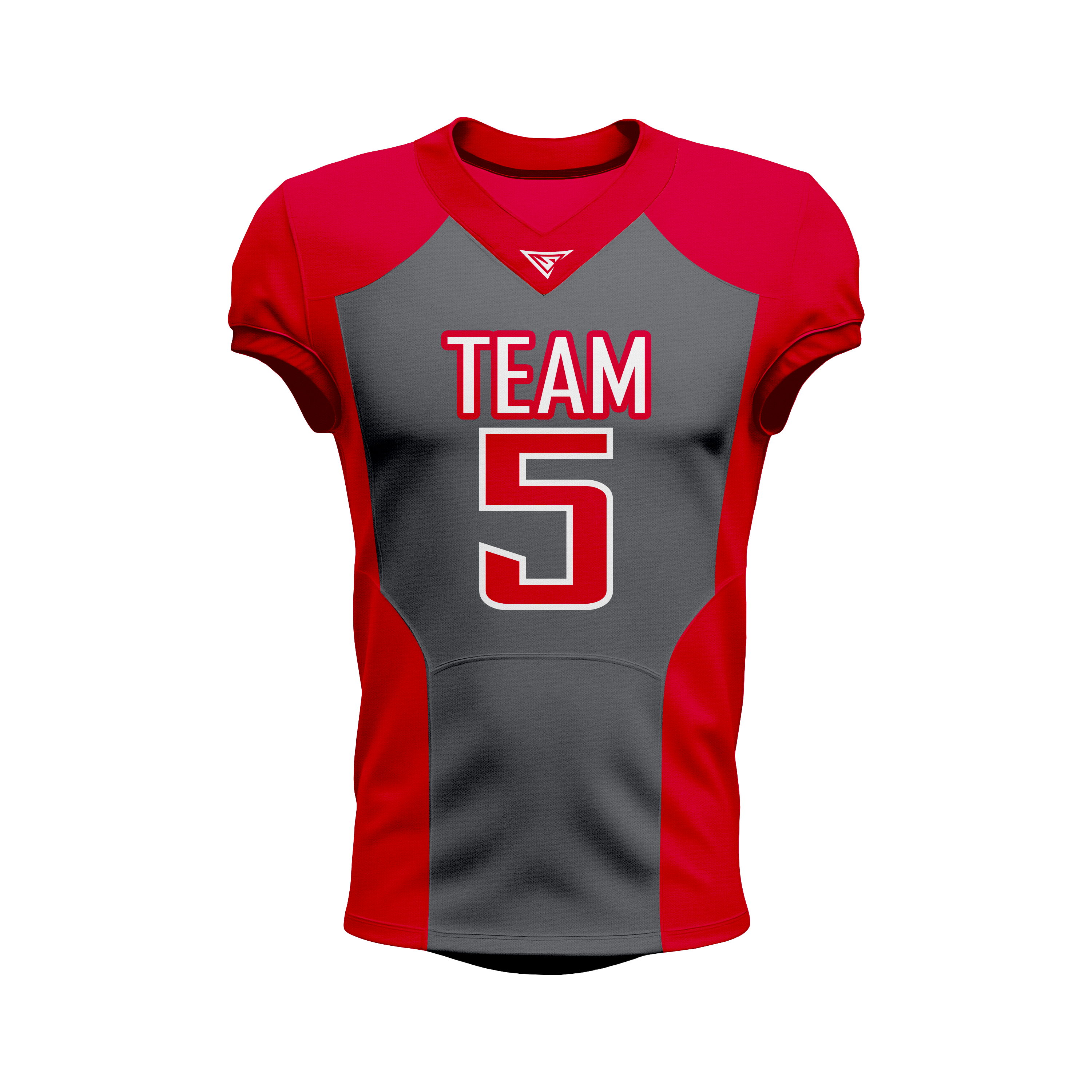 Custom Black & Red American Football Jersey