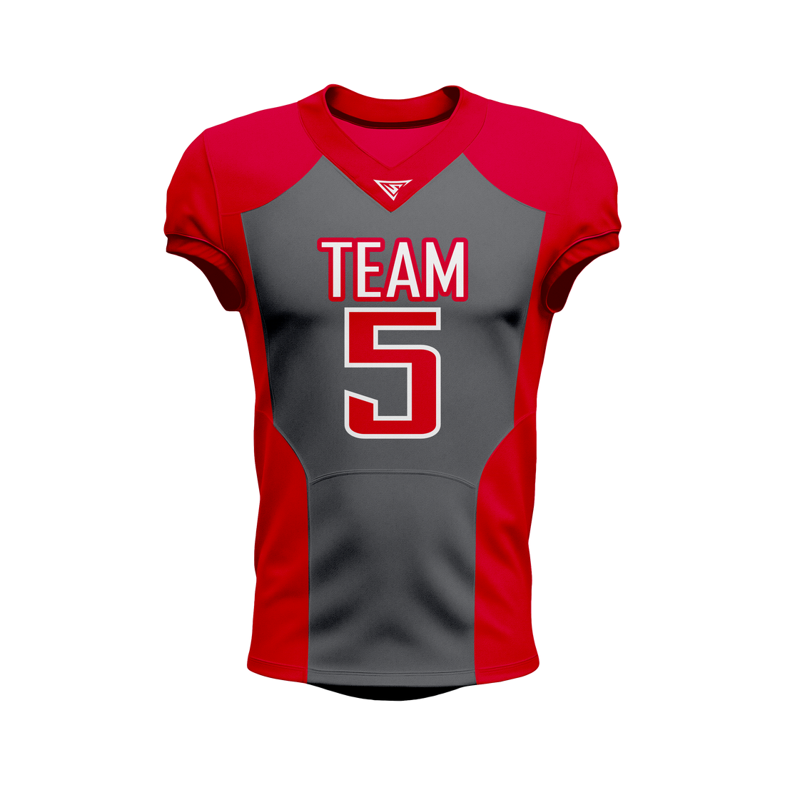 Custom Black & Red American Football Jersey