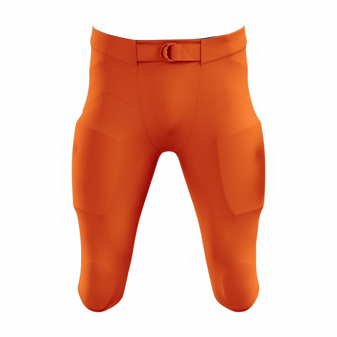 Custom Orange Authentic Integrated Football Pant (High Rise)