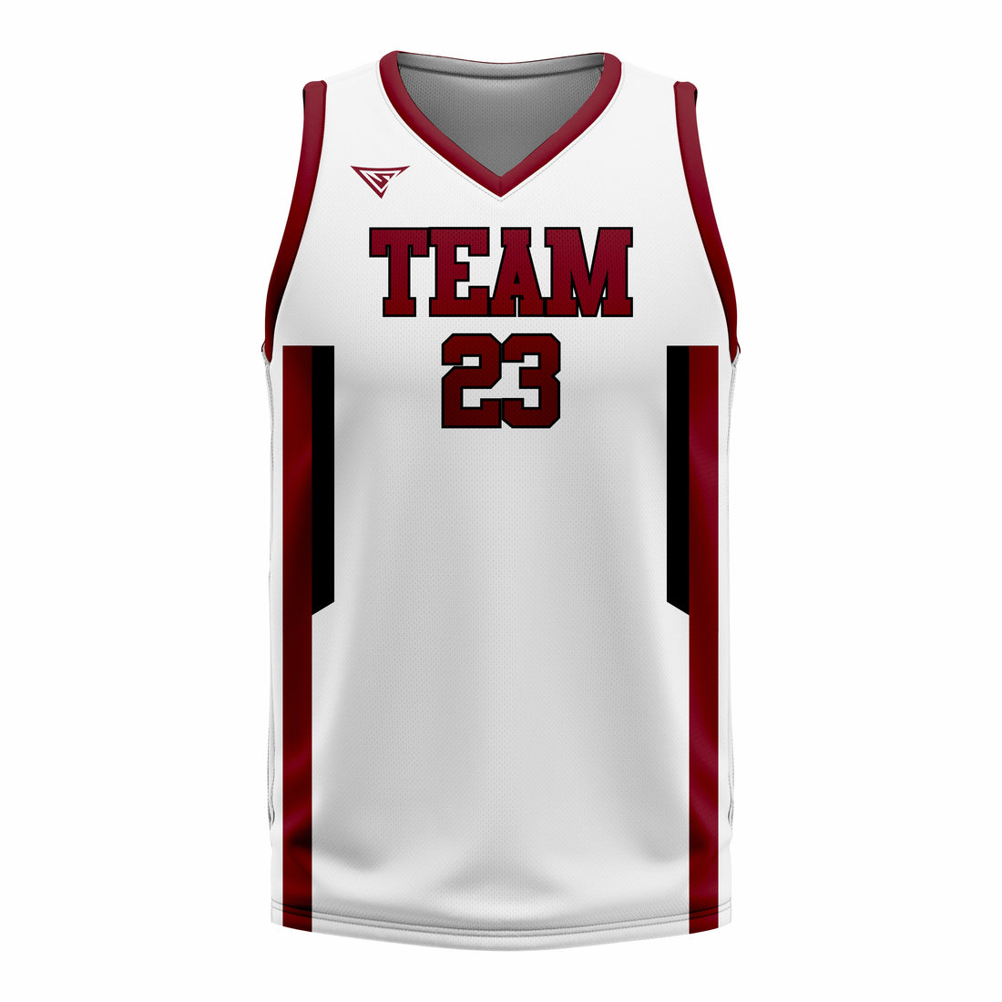 Custom Maroon white  Basketball Jersey | Sports Custom Uniform