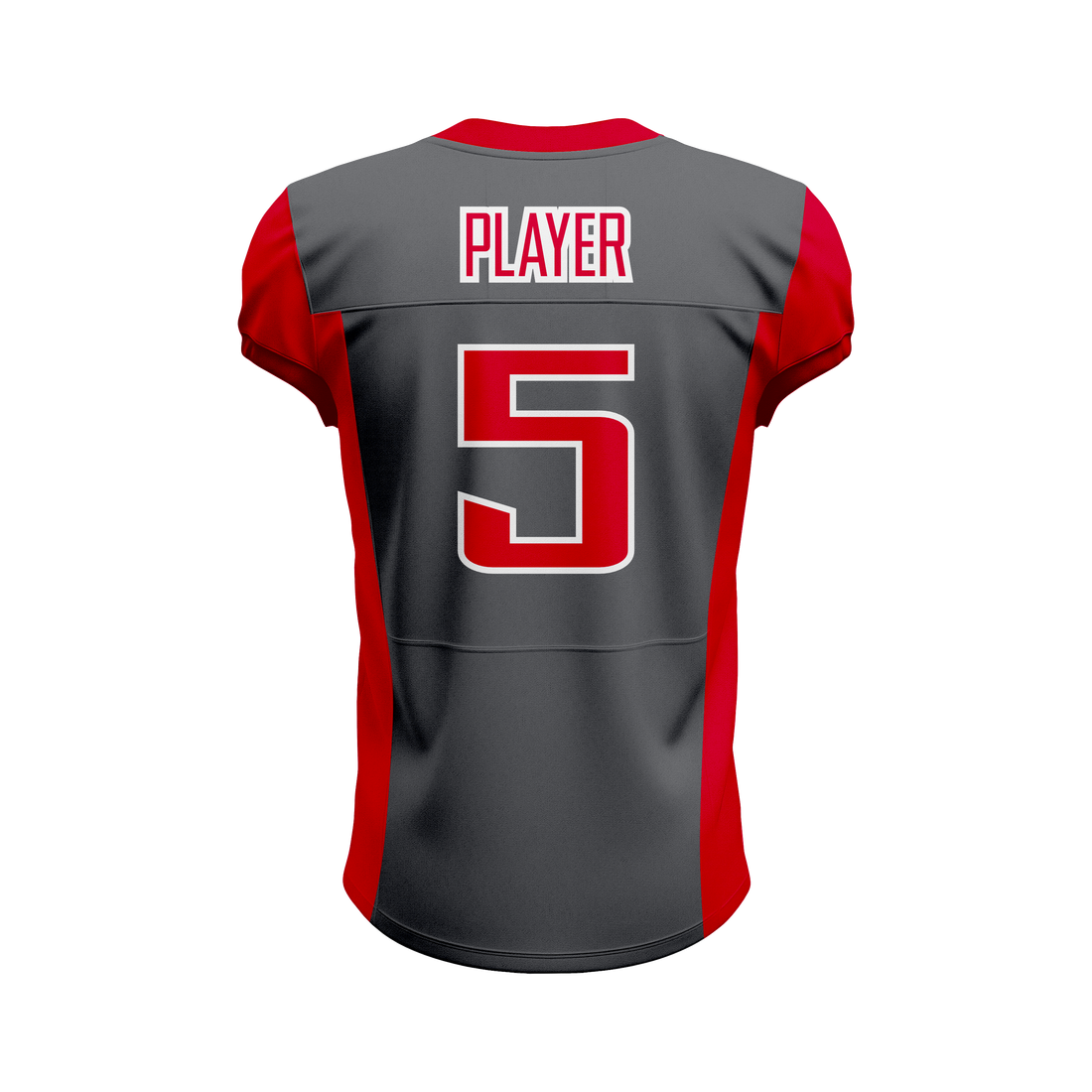 Custom Black & Red American Football Jersey