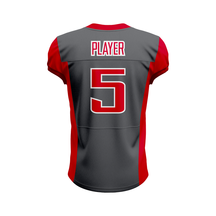 Custom Black & Red American Football Jersey