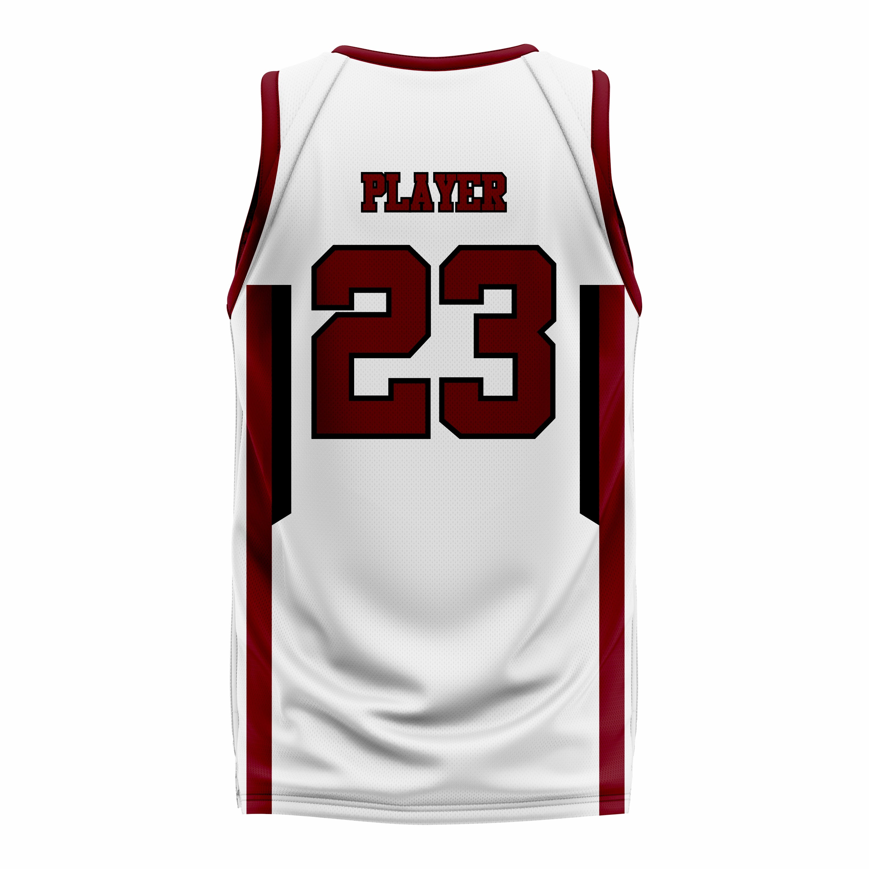 Custom Maroon white  Basketball Jersey | Sports Custom Uniform