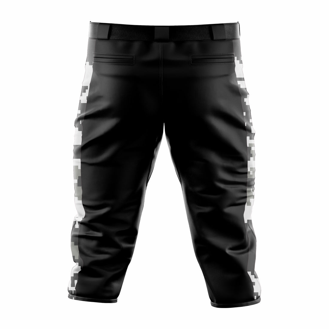 Custom Black, White & Green Baseball Knicker Pant